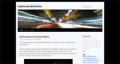 Desktop Screenshot of nzaneproductions.com